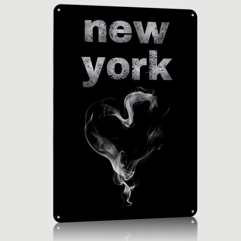 New York Smoke Heart City Art  - Retro Gaming York ulasan dan harga