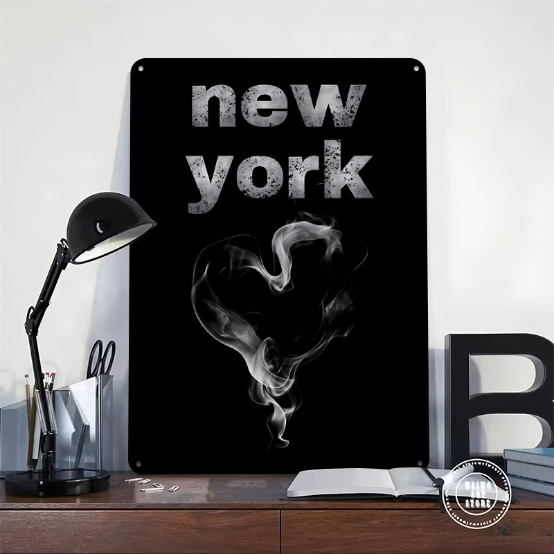 New York Smoke Heart City Art  - Retro Gaming York ulasan dan harga