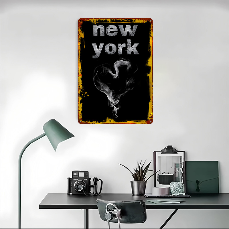 New York Smoke Heart City Art  - Retro Gaming York ulasan dan harga