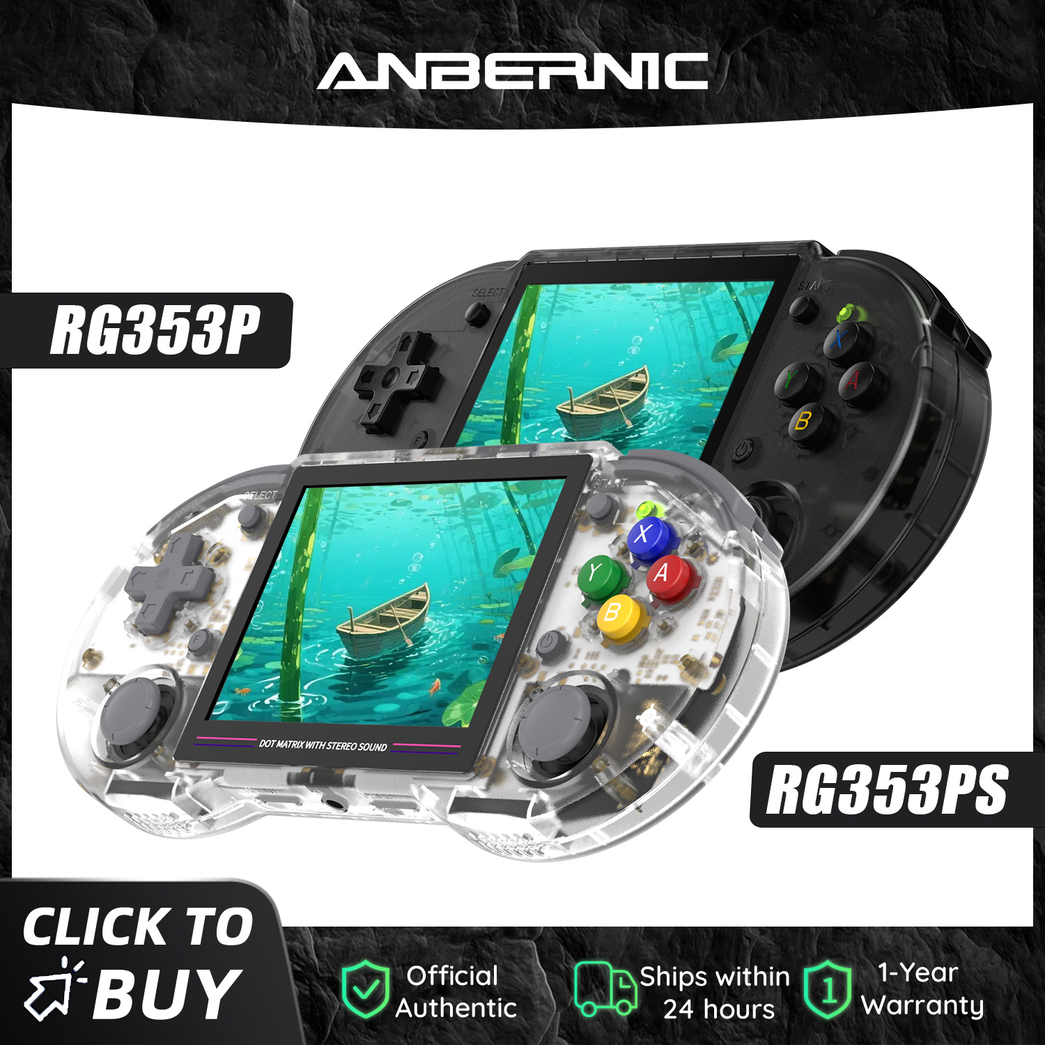 Anbernic  RG353P RG353PS 64 Bi - Retro Gaming Best Console ulasan dan harga