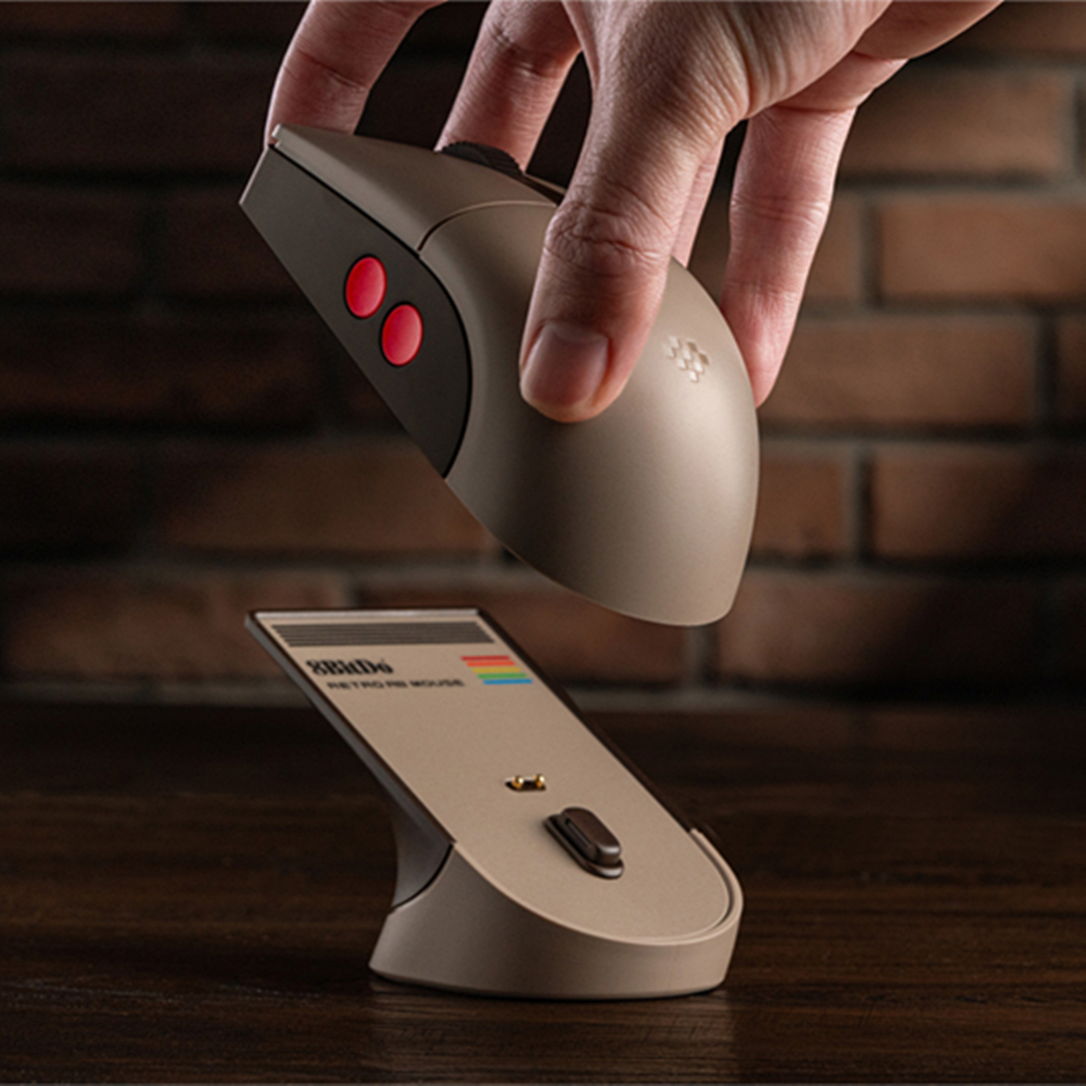 8BitDo Retro R8 Mouse - C64 Ed - Retro Gaming Accessories ulasan dan harga
