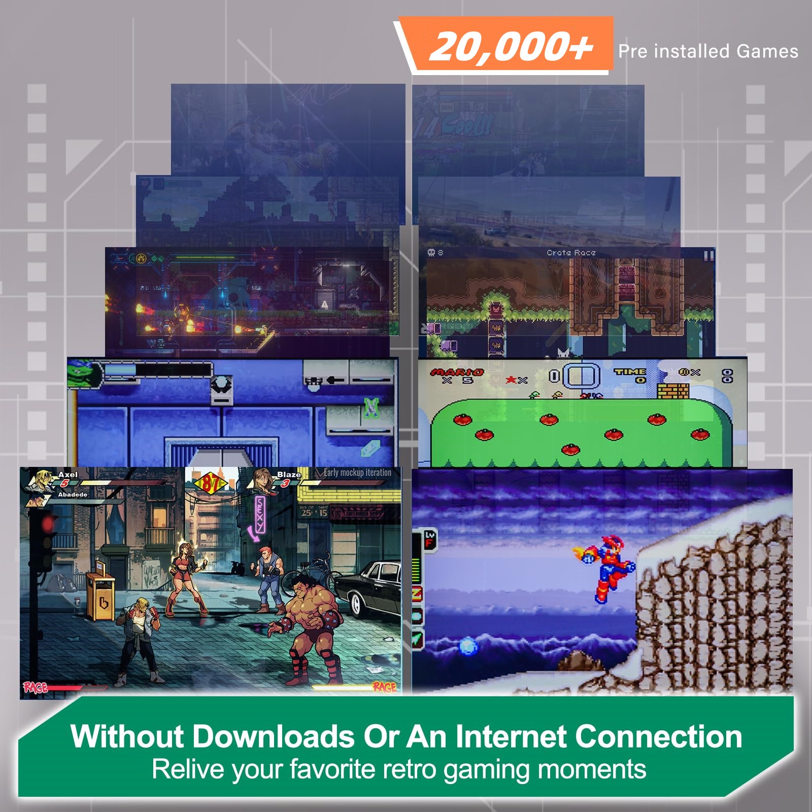 2025 LDK Retro Gaming Console  - Retro Gaming And Projector ulasan dan harga