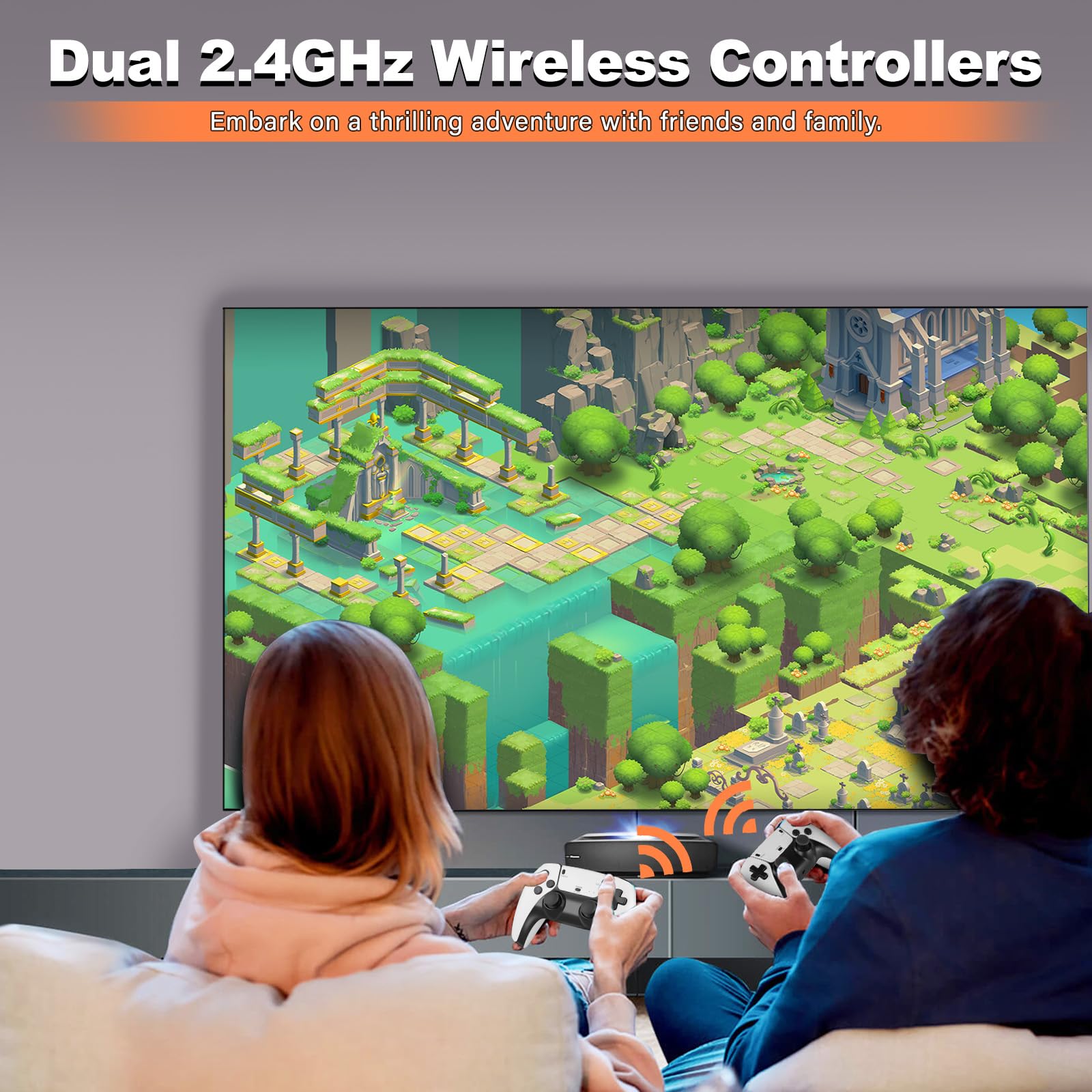 2025 LDK Retro Gaming Console  - Retro Gaming And Projector ulasan dan harga