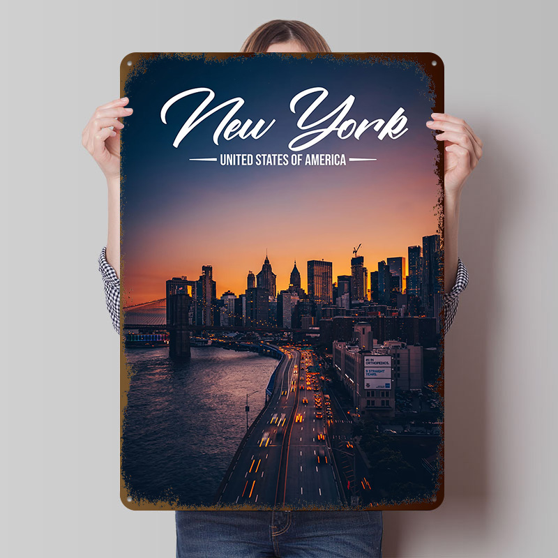 New York Printed Poster Custom - Retro Gaming York ulasan dan harga