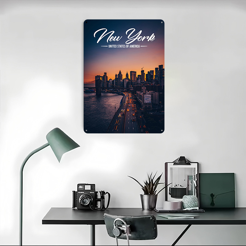 New York Printed Poster Custom - Retro Gaming York ulasan dan harga