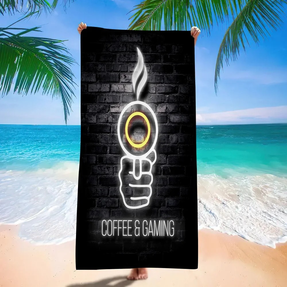 Retro Gaming Neon Beach Towel, - Background Retro Gaming ulasan dan harga