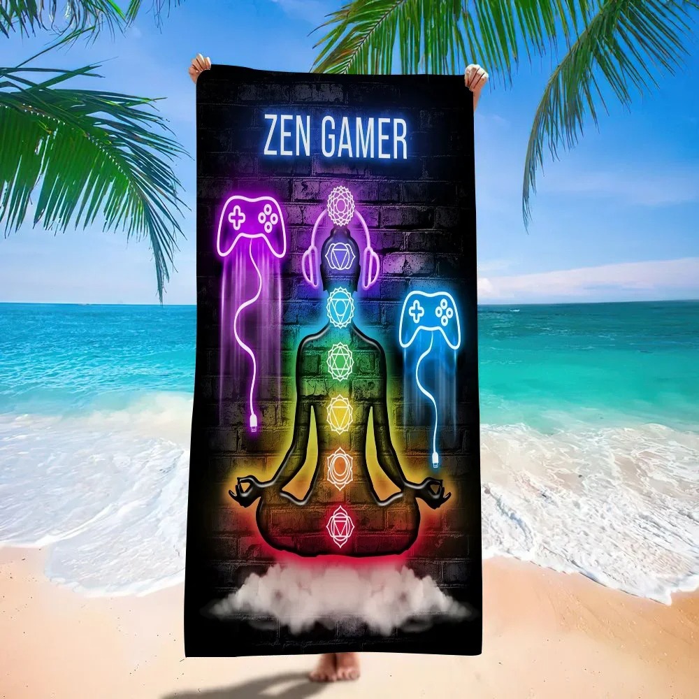 Retro Gaming Neon Beach Towel, - Background Retro Gaming ulasan dan harga