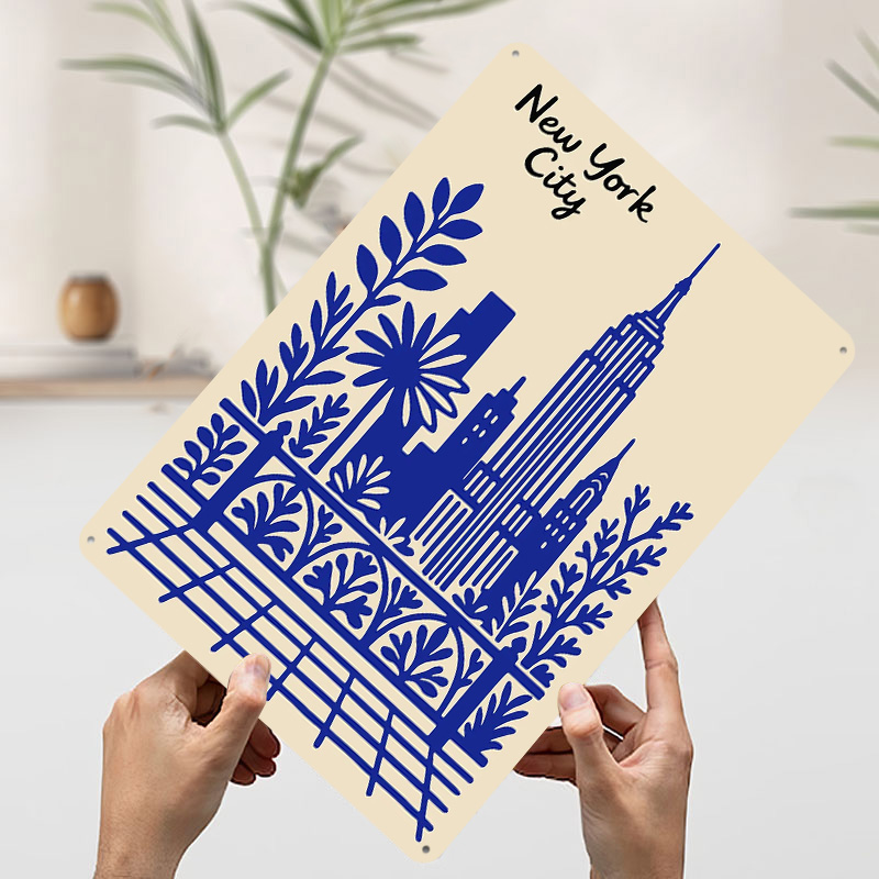 New York City Blue Poster Cust - Retro Gaming York ulasan dan harga