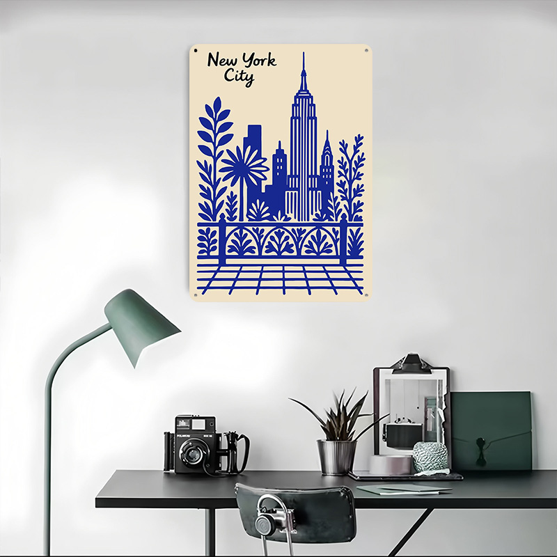 New York City Blue Poster Cust - Retro Gaming York ulasan dan harga
