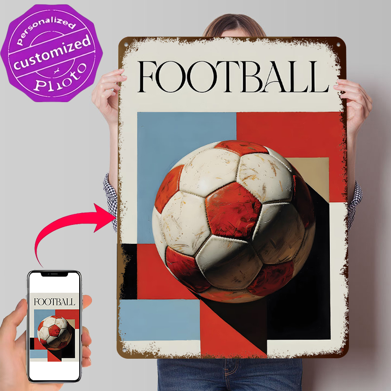 Football With Geometric Backgr - Background Retro Gaming ulasan dan harga