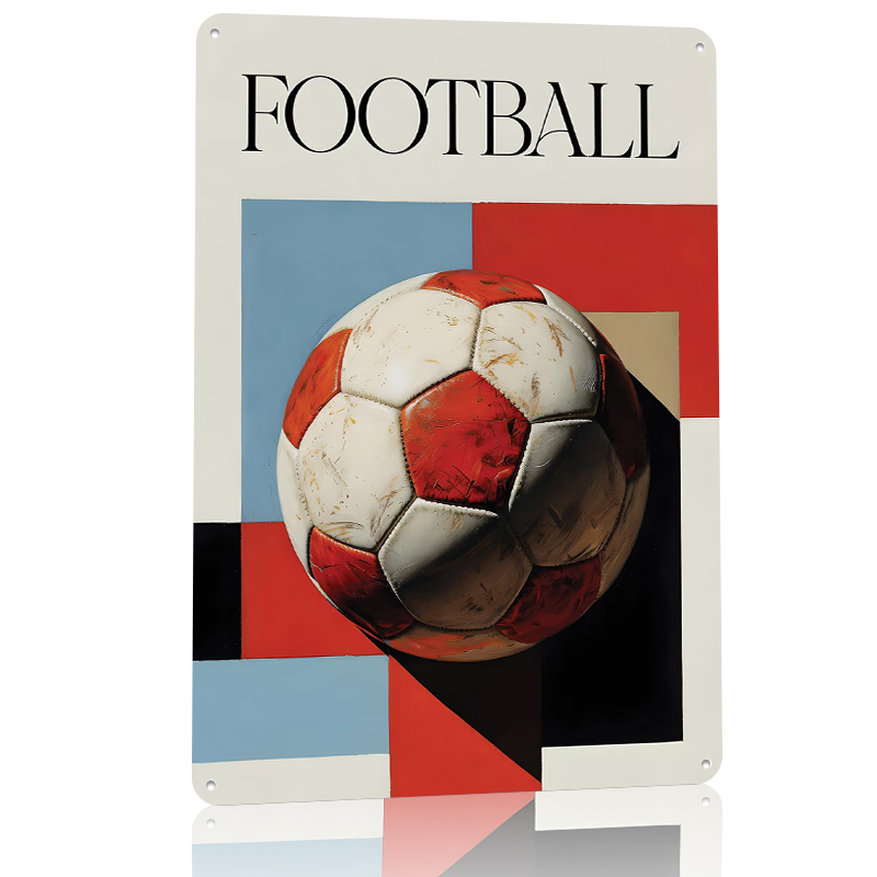 Football With Geometric Backgr - Background Retro Gaming ulasan dan harga