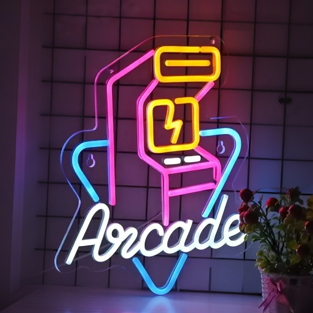 Retro Pixel Neon Sign LED | US - Retro Gaming Years ulasan dan harga