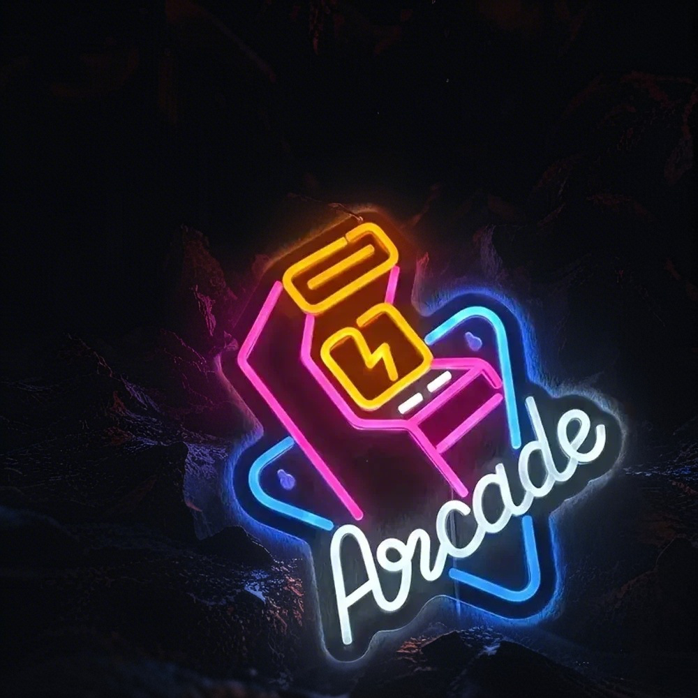 Retro Pixel Neon Sign LED | US - Retro Gaming Years ulasan dan harga