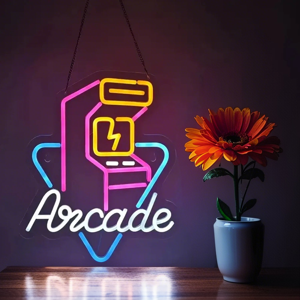 Retro Pixel Neon Sign LED | US - Retro Gaming Years ulasan dan harga
