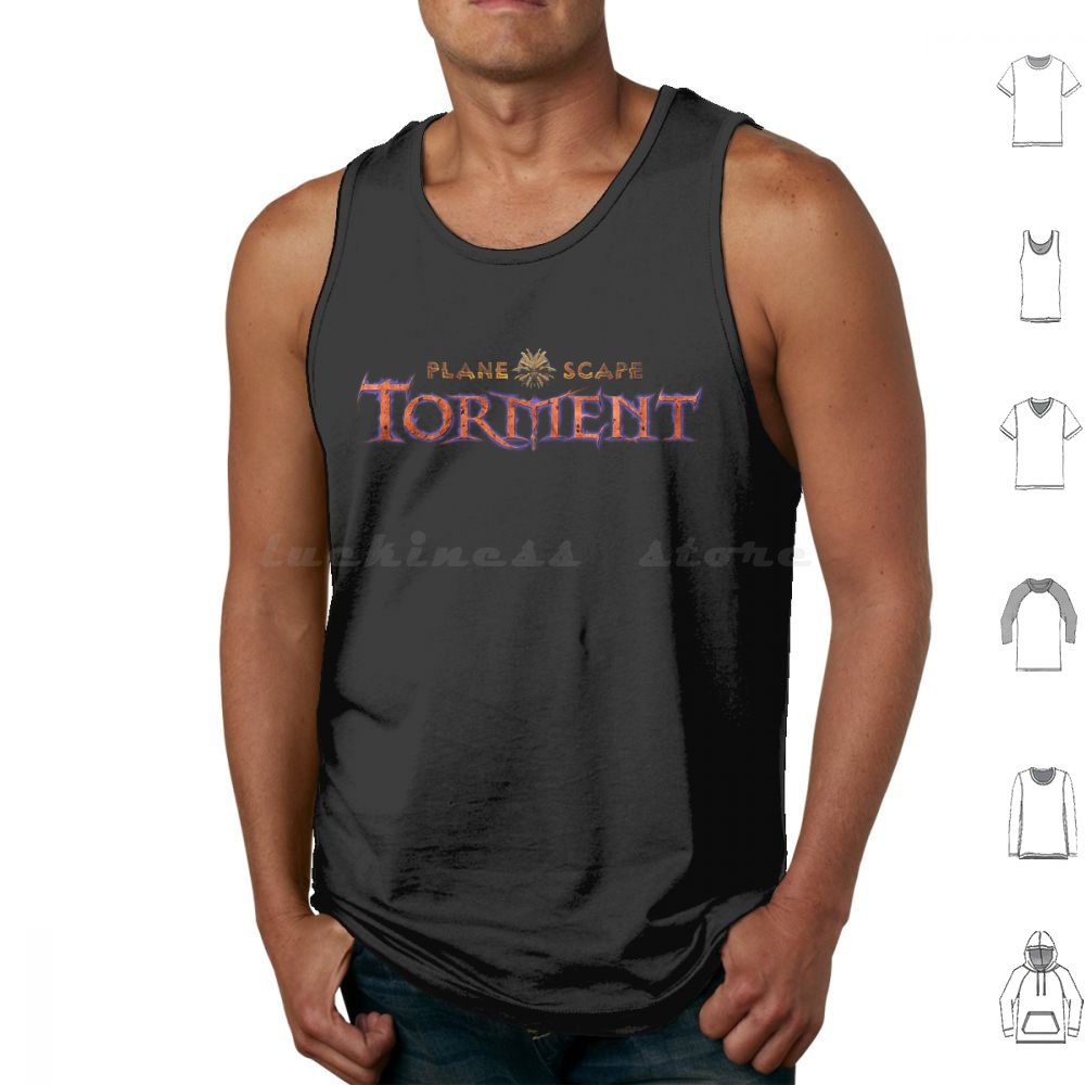 Planescape Torment Logo Tank T - Retro Gaming Logo ulasan dan harga