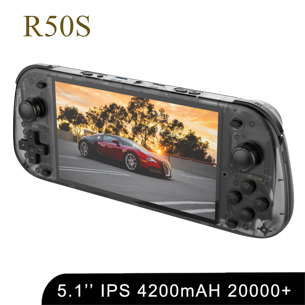 5.1inch New R50S Retro Handhel - Retro Gaming Linux ulasan dan harga