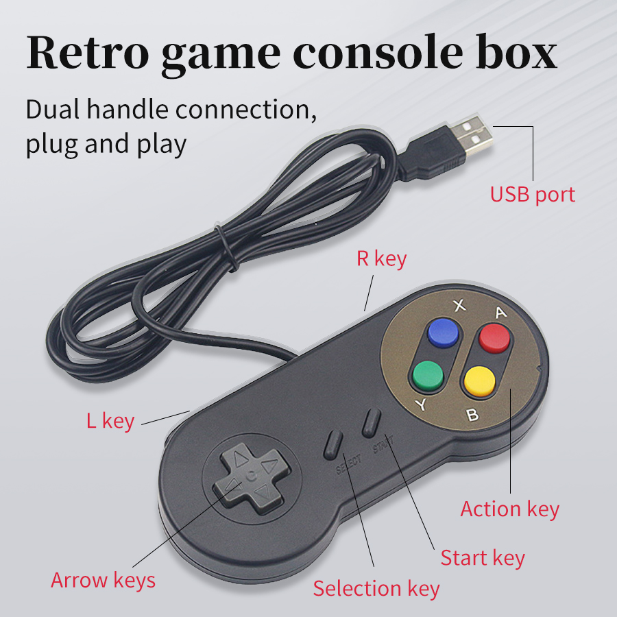 Wired USB Gamepad Retro Gaming - Retro Gaming Raspberry Pi Zero ulasan dan harga
