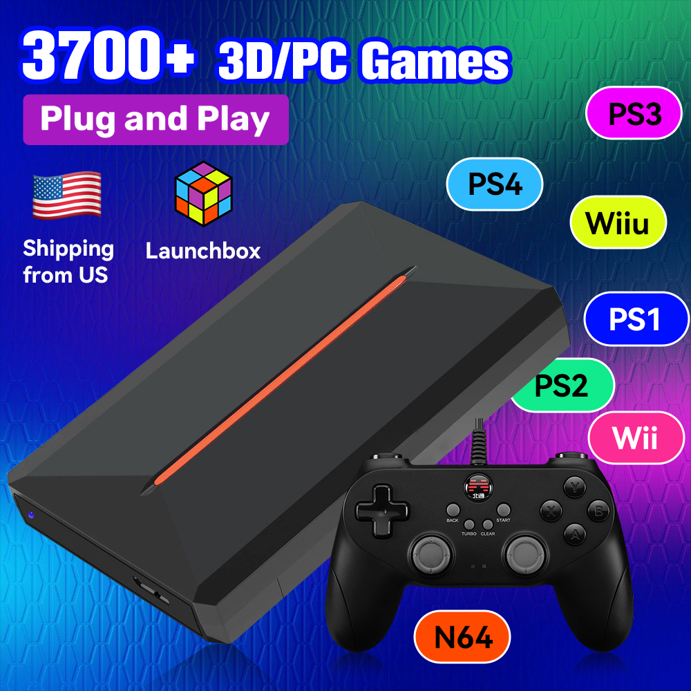 Launchbox OS 500GB Portable Ga - Retro Gaming Devices ulasan dan harga