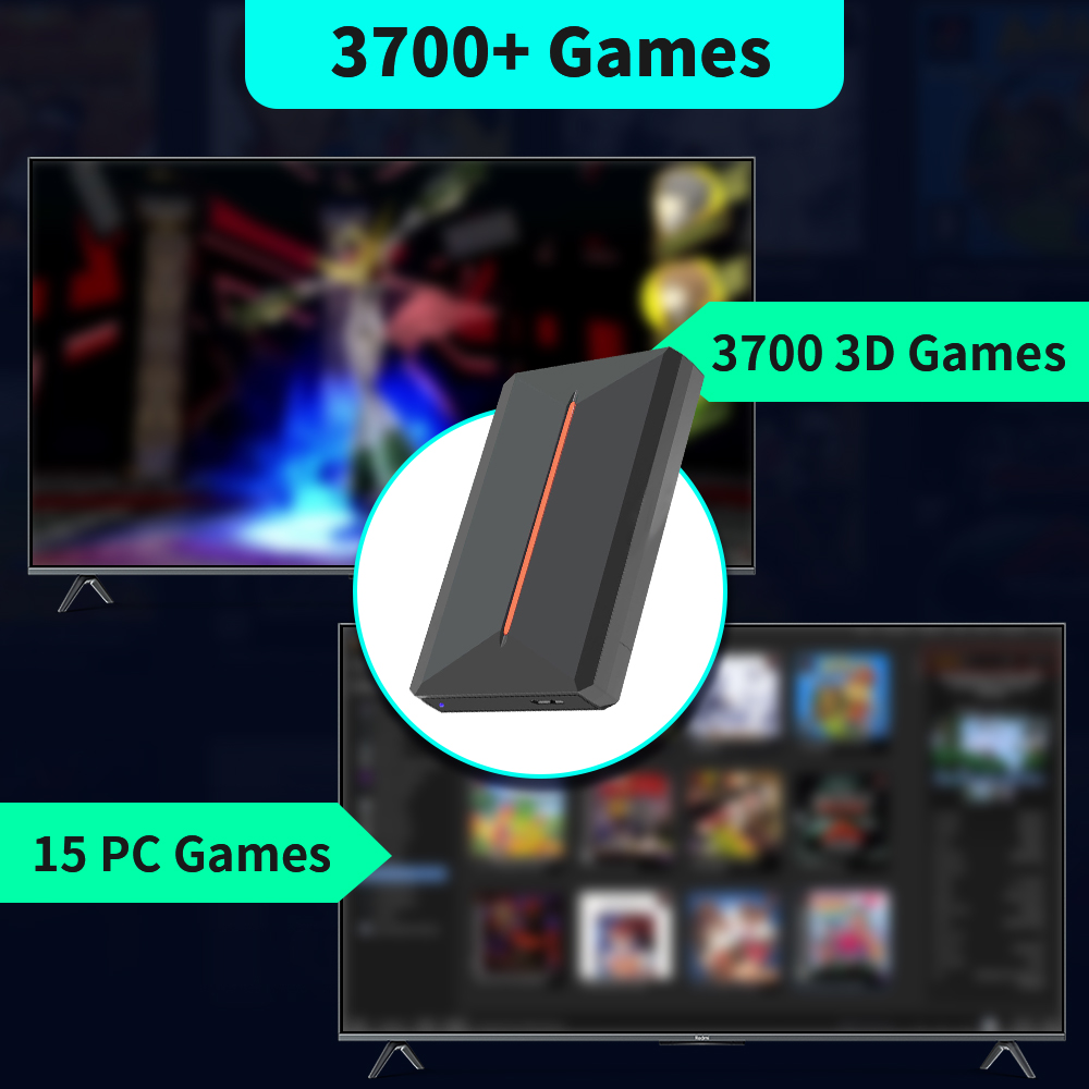 Launchbox OS 500GB Portable Ga - Retro Gaming Devices ulasan dan harga