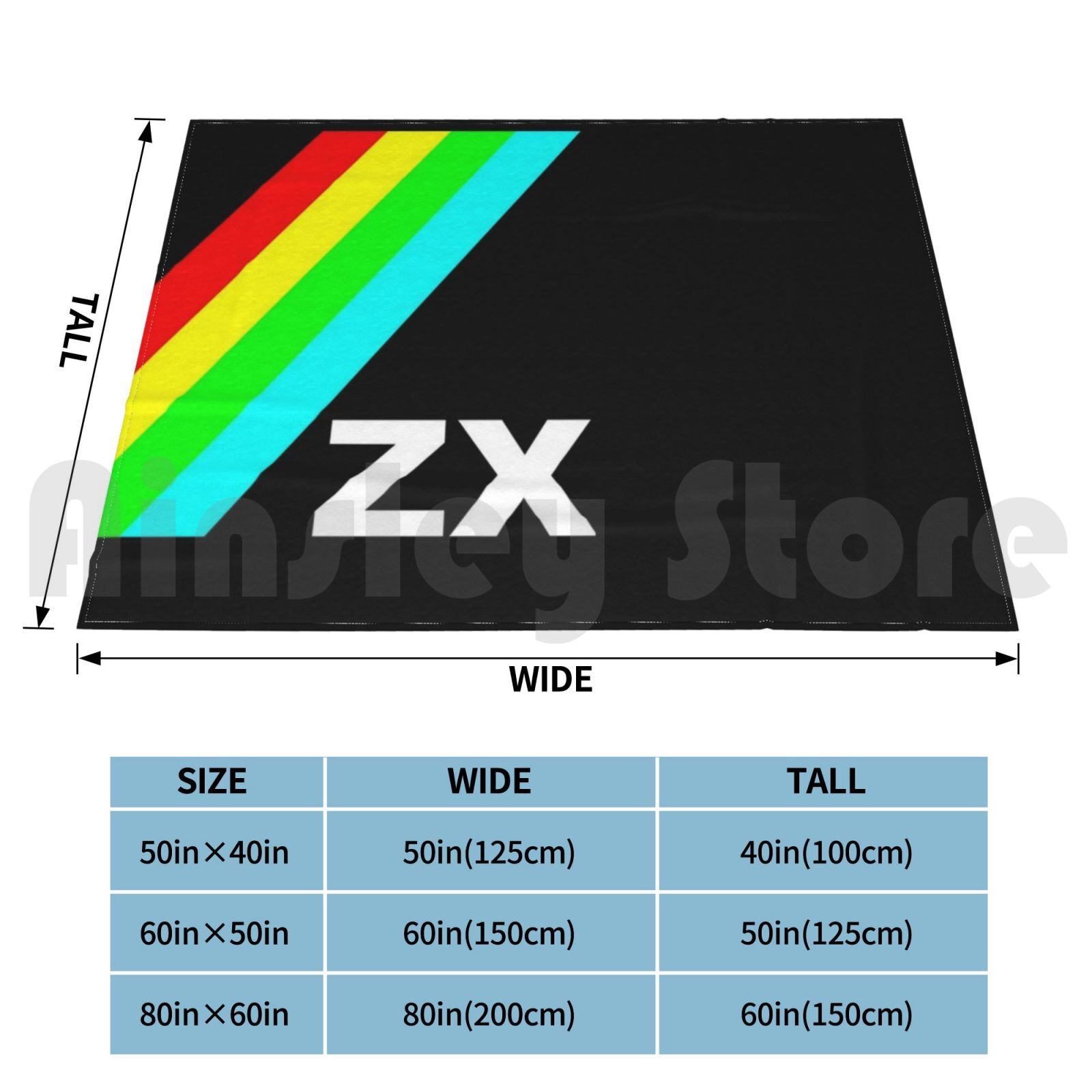 Zx Blanket For Sofa Bed Travel - Retro Gaming Zx Spectrum ulasan dan harga