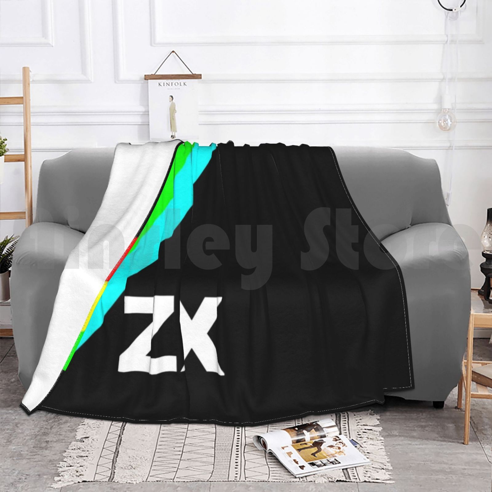 Zx Blanket For Sofa Bed Travel - Retro Gaming Zx Spectrum ulasan dan harga