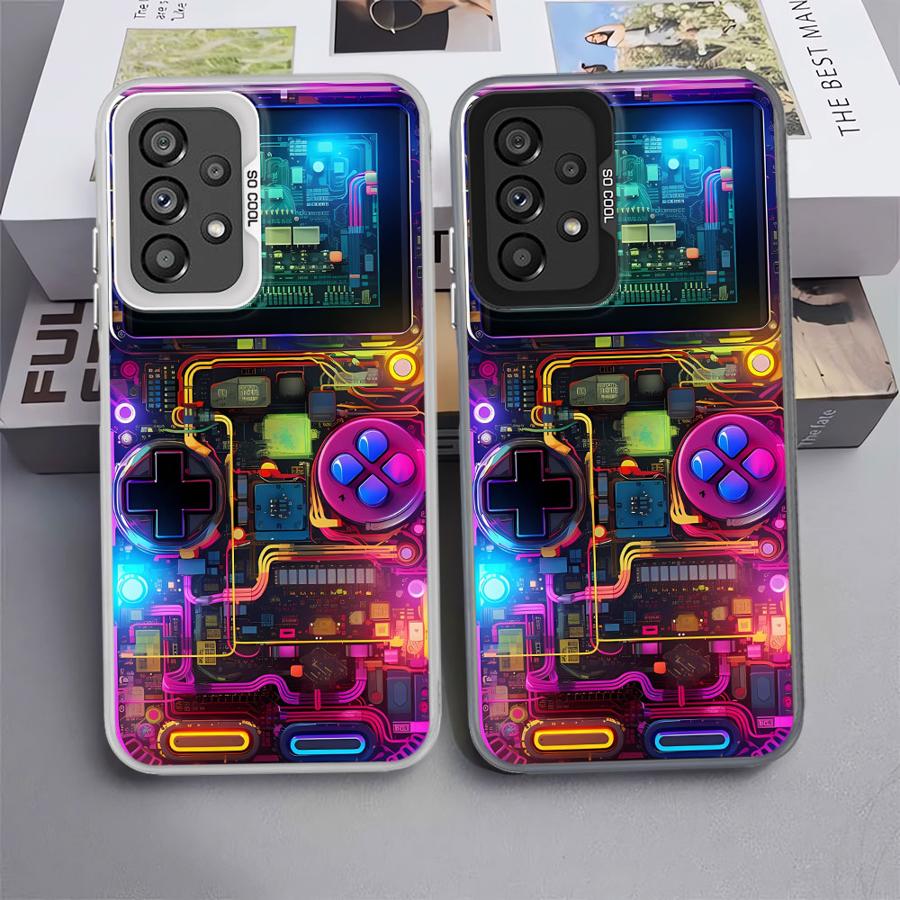 Retro Game Console Pattern Cas - Retro Gaming Logo ulasan dan harga