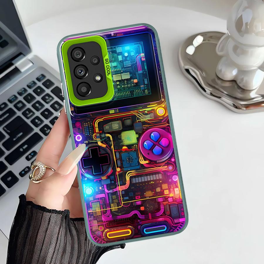 Retro Game Console Pattern Cas - Retro Gaming Logo ulasan dan harga