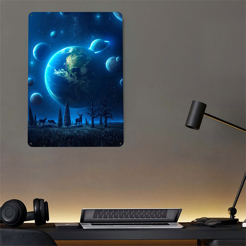 Blue Universe Lightly 3D Poste - Retro Gaming Universe ulasan dan harga