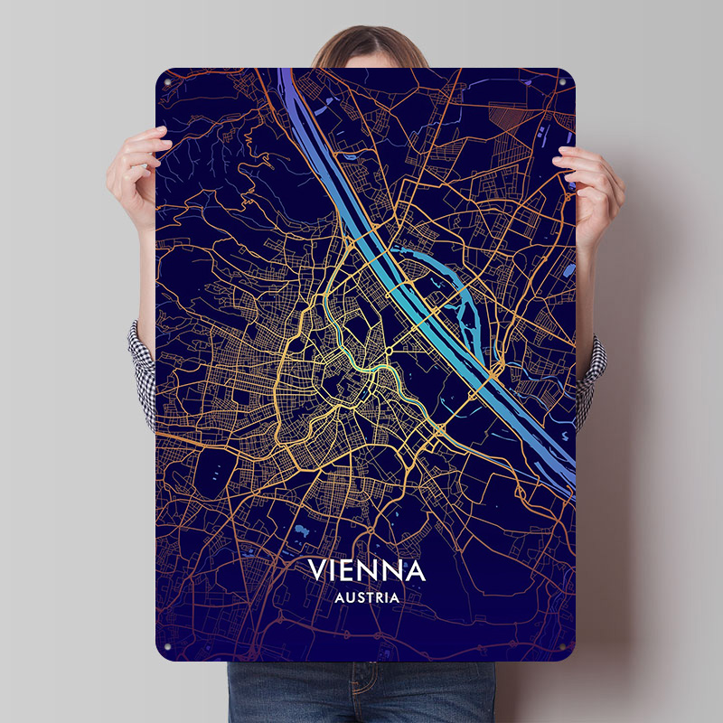 Vienna Printed Poster Customiz - Retro Gaming Vienna ulasan dan harga
