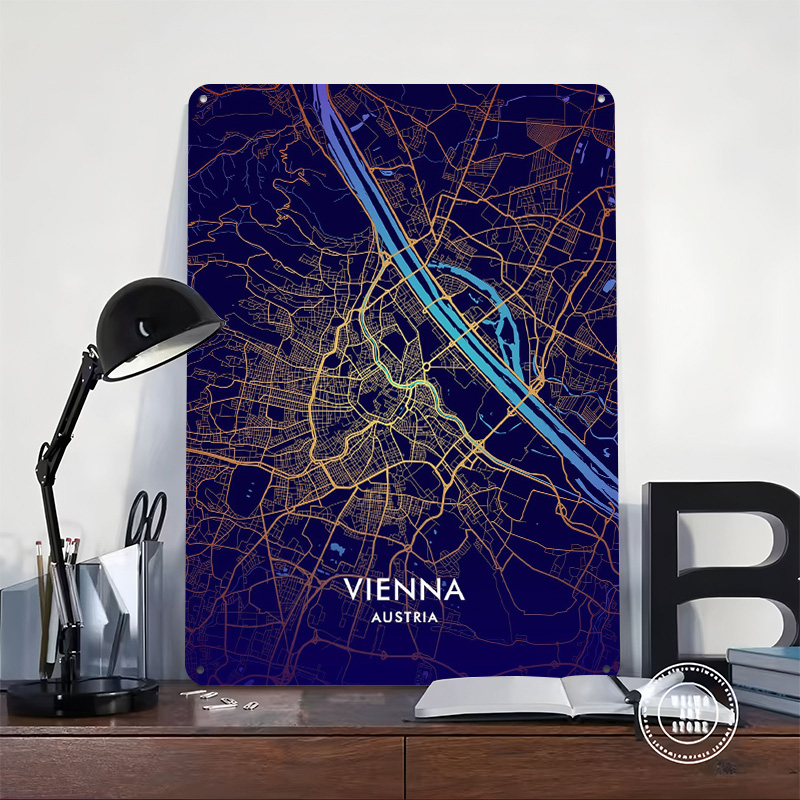 Vienna Printed Poster Customiz - Retro Gaming Vienna ulasan dan harga