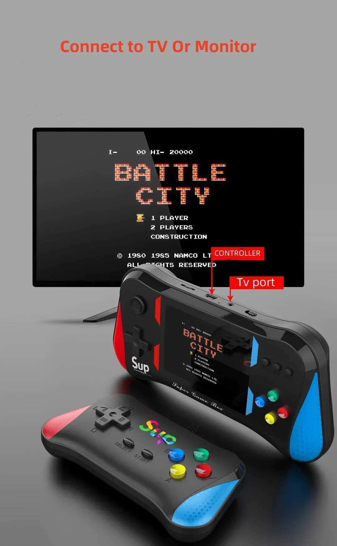 Children's Game Console Palm R - Retro Gaming Box ulasan dan harga