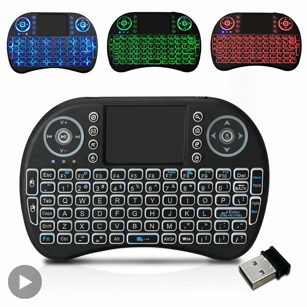 Backlit Mini Wireless Keyboard - Retro Gaming Zx Spectrum ulasan dan harga