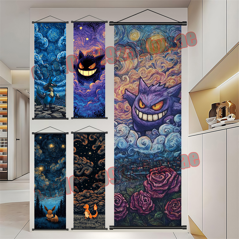 Printed Pokemon Poster, Anime  - Retro Gaming Pokemon ulasan dan harga