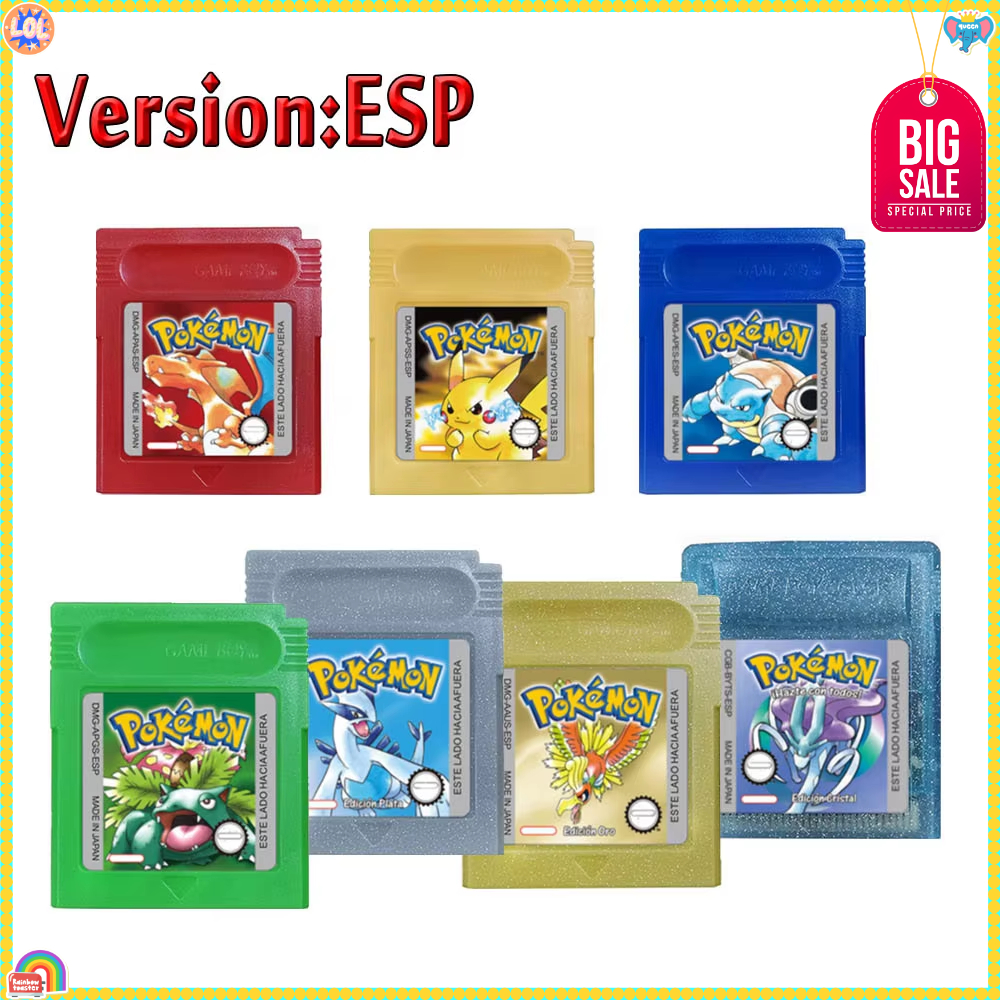 GBC Pokemon 16 Bit Game Cartri - Retro Gaming Pokemon ulasan dan harga