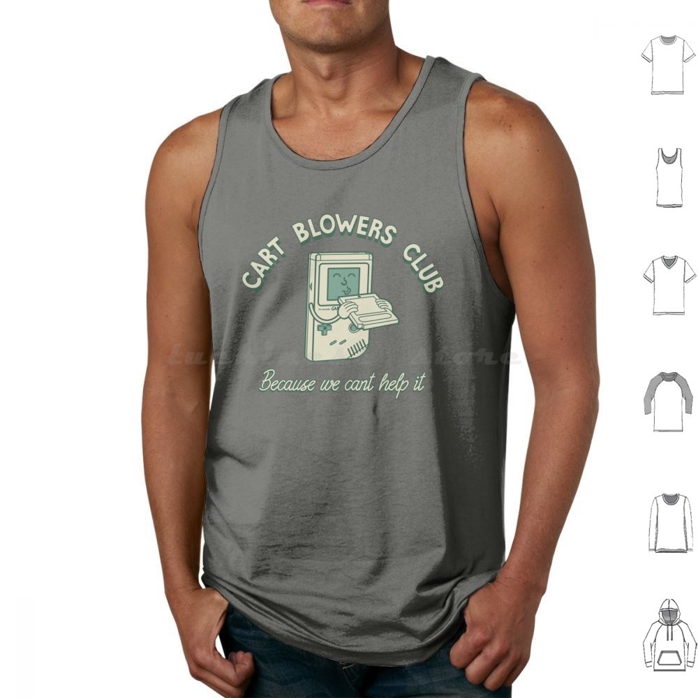 Cart Blowers Club Tank Tops Ve - Retro Gaming Gamestop ulasan dan harga