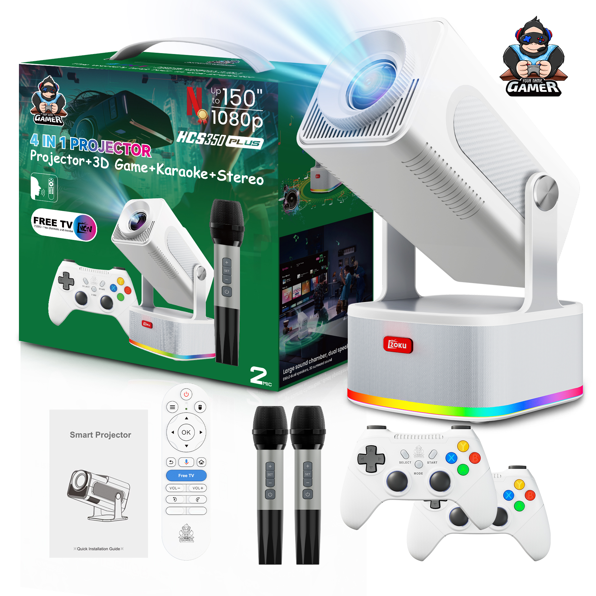 New Zoku HCS350PLUS Android Ga - Retro Gaming And Projector ulasan dan harga